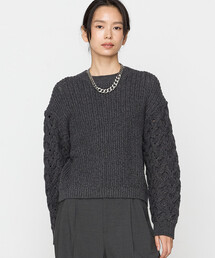 K.T KIYOKO TAKASE | エアリーケーブル プルオーバー(ニット/セーター)