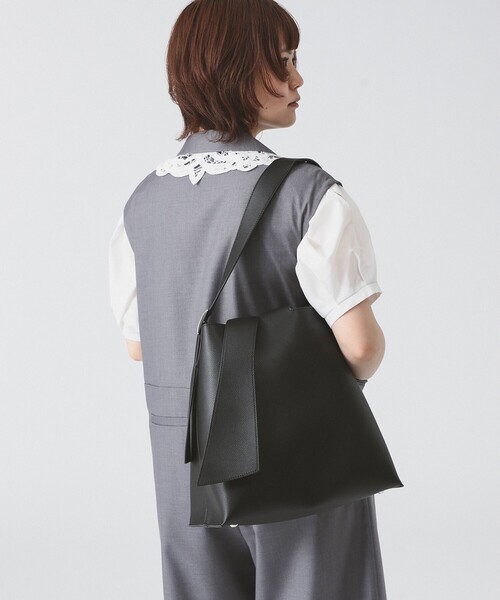 Ray BEAMS（レイビームス）の「RBS / ノット ショルダー バッグ（トートバッグ・レディース・シルバー/ブラック・ONE SIZE）」の5枚目の写真