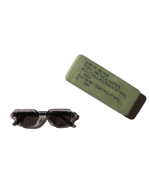 USS GI Glasses 眼鏡　メガネ　サングラス 80's USS G.I. Glasses Black 46-26 / G15 (Green)Lens | Daily