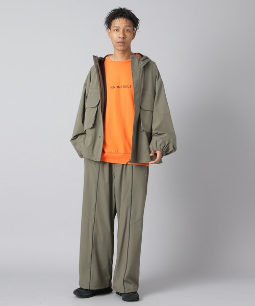 NUMERALS(ヌメラルズ)の「【NUMERALS】ソフトシェルフードブルゾン(ブルゾン・メンズ・カーキ/ブラック・MEDIUM/LARGE)」の6枚目の写真