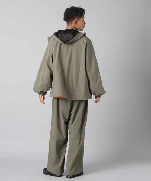 NUMERALS(ヌメラルズ)の「【NUMERALS】ソフトシェルフードブルゾン(ブルゾン・メンズ・カーキ/ブラック・MEDIUM/LARGE)」の7枚目の写真
