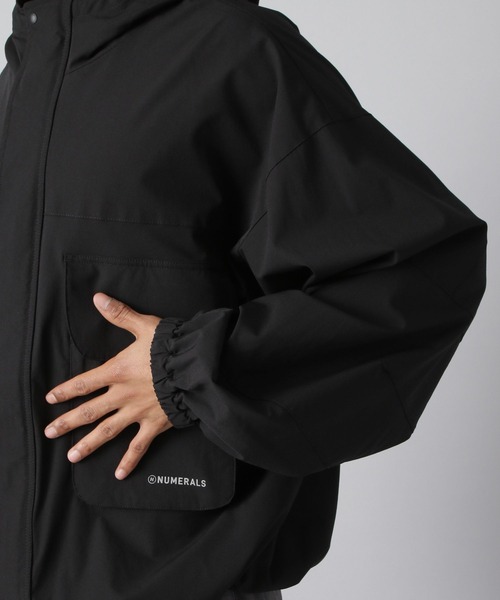 セール】【NUMERALS】ソフトシェルフードブルゾン（ブルゾン