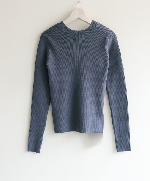 cheriella（シェリエラ）の「【cheriella】前後2wayスリットホールリブニット 2-WAY SLIT HOLE RIB KNIT（ニット/セーター・レディース・チャコールグレー/ブラック/アイボリー/ライトグレー/オレンジ・M）」の9枚目の写真