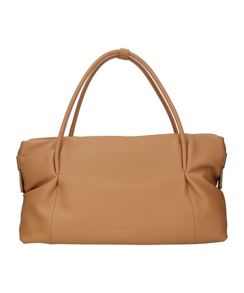 CHRISTIAN VILLA(クリスチャンヴィラ)の「【CHRISTIAN VILLA】シュリンクレザーベーシックハンドバッグ(Q56338)(ハンドバッグ・レディース・ベージュ/アイボリー・ALL)」の4枚目の写真