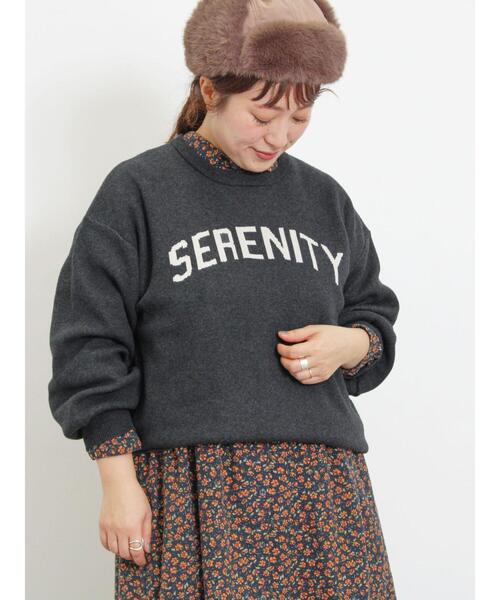 セール】ロゴジャカードニット（ニット/セーター）｜Samansa Mos2