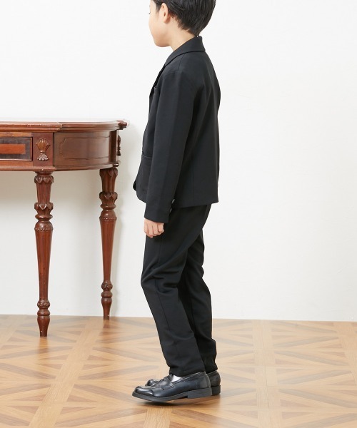 QUNTSTYLE(キュントスタイル)の「カットソーセットアップスーツ2点セット (110~170cm)(スーツセット・キッズ・ブラック・170/160/150/140/130/120/110)」の5枚目の写真
