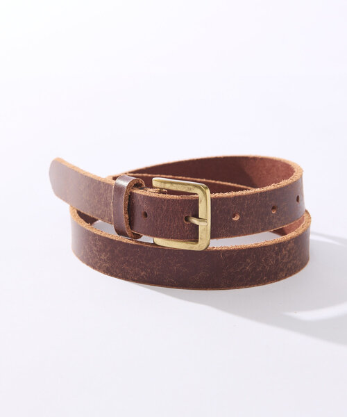 牛革ヴィンテージ加工ベルト（ベルト）｜un dix cors（アンディコール）