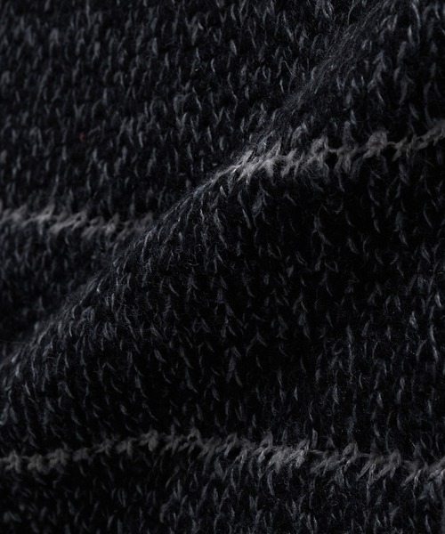 VOLTAGE CONTROL FILTER（ヴォルテージコントロールフィルター）の「Voltage Control Filter(ヴォルテージ コントロール フィルター) Wool Border Knit Pullover / Black（ニット/セーター・レディース・ブラック・F）」の5枚目の写真