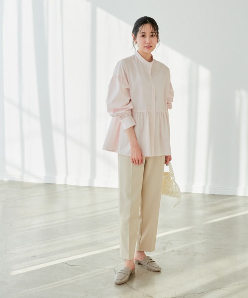 ROPE' PICNIC(ロペピクニック)の「【3サイズ展開】イージーテーパードパンツ(その他パンツ・レディース・グレー/ベージュ/ネイビー・40/36/38)」の13枚目の写真