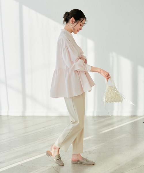 ROPE' PICNIC(ロペピクニック)の「【3サイズ展開】イージーテーパードパンツ(その他パンツ・レディース・グレー/ベージュ/ネイビー・40/36/38)」の15枚目の写真