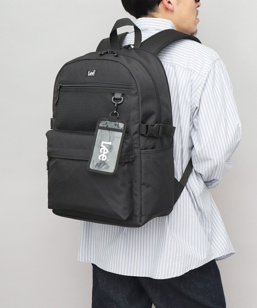 大容量 メッシュポケット 2層構造 ラウンドリュック A4・PC収納