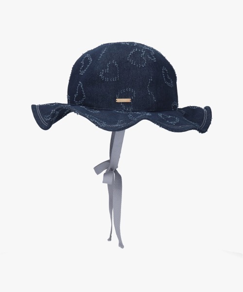 kaorinomori（カオリノモリ）の「kaorinomori リルハット リプル / カオリノモリ（ハット・レディース・ネイビー/ブルー・M/57.5cm）」の16枚目の写真