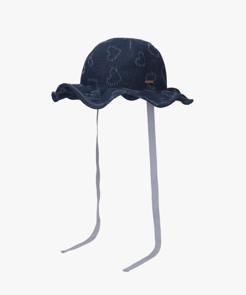 kaorinomori（カオリノモリ）の「kaorinomori リルハット リプル / カオリノモリ（ハット・レディース・ネイビー/ブルー・M/57.5cm）」の14枚目の写真