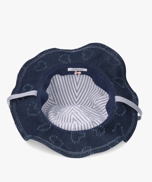 kaorinomori（カオリノモリ）の「kaorinomori リルハット リプル / カオリノモリ（ハット・レディース・ネイビー/ブルー・M/57.5cm）」の10枚目の写真