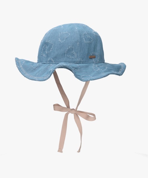 kaorinomori（カオリノモリ）の「kaorinomori リルハット リプル / カオリノモリ（ハット・レディース・ネイビー/ブルー・M/57.5cm）」の5枚目の写真