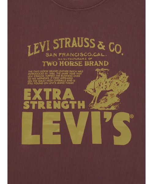 Levi's(リーバイス)の「Levi's/リーバイス ヴィンテージフィット グラフィック Tシャツ(Tシャツ/カットソー・メンズ・ブラウン・XL/L/M/S)」の7枚目の写真