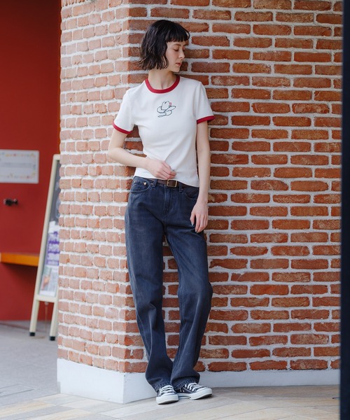 Levi's(リーバイス)の「Levi's/リーバイス LOW PRO ジーンズ ストレート(デニムパンツ・レディース・ブラック/ダークインディゴブルー/ライトインディゴブルー・28inch/24inch/25inch/26inch/27inch/23inch)」の5枚目の写真