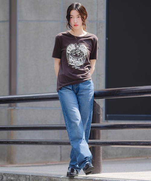 Levi's(リーバイス)の「Levi's/リーバイス LOW PRO ジーンズ ストレート(デニムパンツ・レディース・ブラック/ダークインディゴブルー/ライトインディゴブルー・28inch/24inch/25inch/26inch/27inch/23inch)」の6枚目の写真