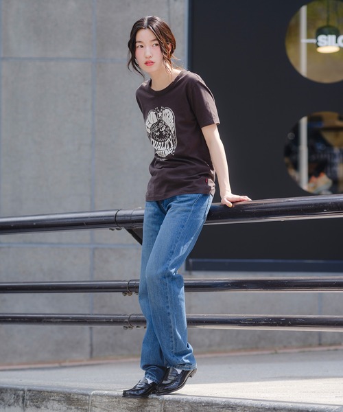 Levi's(リーバイス)の「Levi's/リーバイス LOW PRO ジーンズ ストレート(デニムパンツ・レディース・ブラック/ダークインディゴブルー/ライトインディゴブルー・28inch/24inch/25inch/26inch/27inch/23inch)」の8枚目の写真