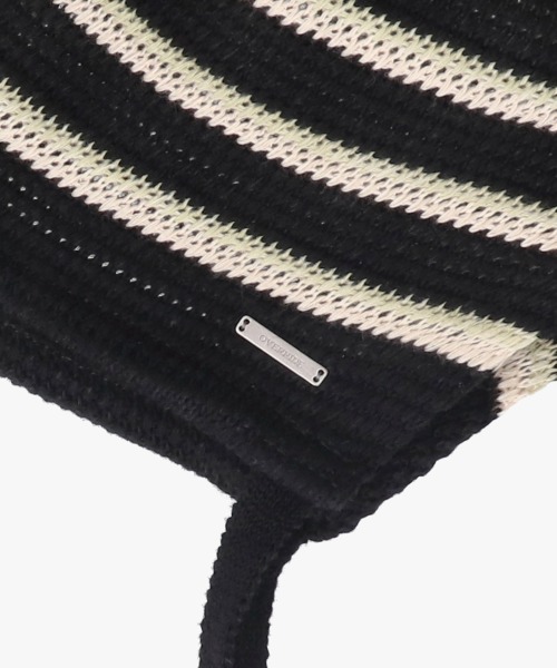 OVERRIDE（オーバーライド）の「OVERRIDE  COTTON THERMO BONNET BO / オーバーライド（ハット・レディース・ブラック/ブラウン・58cm）」の14枚目の写真