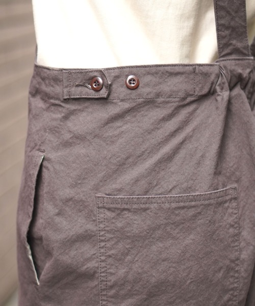 BROOKLYN OVERALL(ブルックリンオーバーオール)の「ワッシャーオーバーオール(サロペット/オーバーオール・レディース・チャコールグレー/ベージュ・FREE)」の18枚目の写真