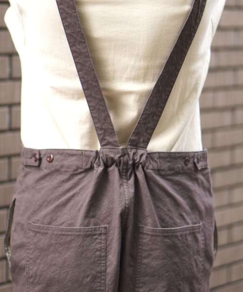 BROOKLYN OVERALL(ブルックリンオーバーオール)の「ワッシャーオーバーオール(サロペット/オーバーオール・レディース・チャコールグレー/ベージュ・FREE)」の20枚目の写真