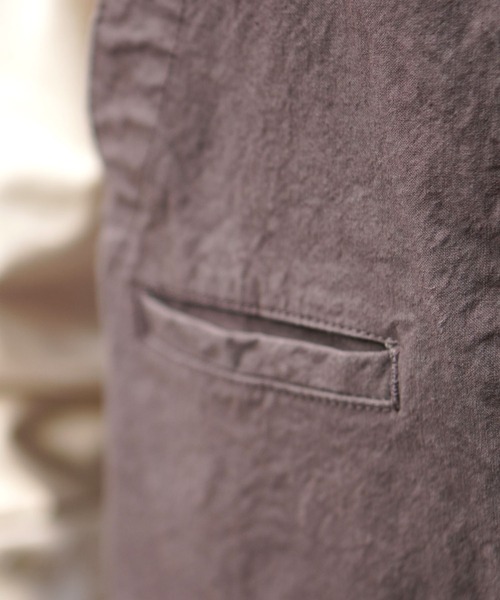 BROOKLYN OVERALL(ブルックリンオーバーオール)の「ワッシャーオーバーオール(サロペット/オーバーオール・レディース・チャコールグレー/ベージュ・FREE)」の16枚目の写真