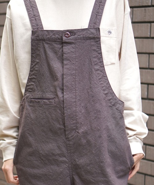 BROOKLYN OVERALL(ブルックリンオーバーオール)の「ワッシャーオーバーオール(サロペット/オーバーオール・レディース・チャコールグレー/ベージュ・FREE)」の17枚目の写真