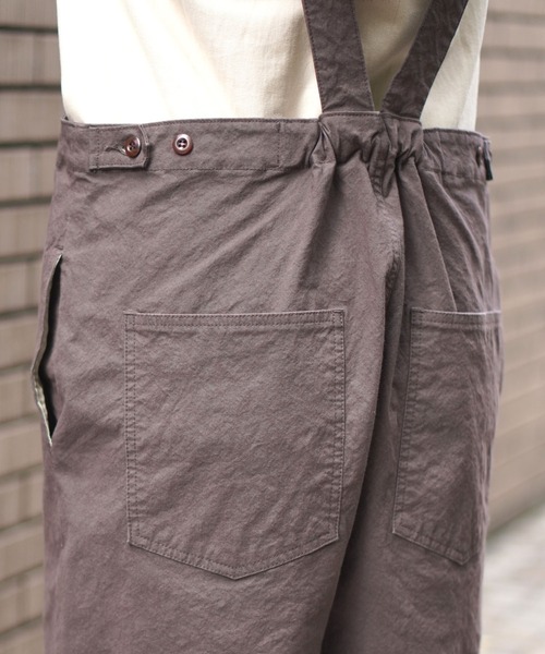 BROOKLYN OVERALL(ブルックリンオーバーオール)の「ワッシャーオーバーオール(サロペット/オーバーオール・レディース・チャコールグレー/ベージュ・FREE)」の19枚目の写真