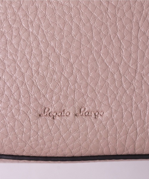 Legato Largo（レガートラルゴ）の「(LF)【Legato Largo】2ポケット レトロ シボ フェイクレザー 2WAY トートバッグ（トートバッグ・レディース・ダークブラウン/ブラック/ライトベージュ・ONE SIZE）」の17枚目の写真