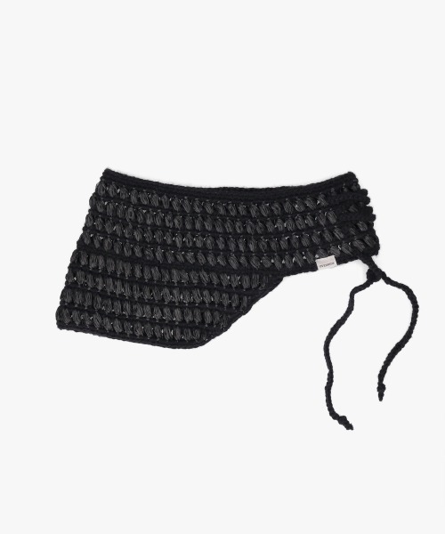 OVERRIDE(オーバーライド)の「OVERRIDE CROCHET KNIT VISOR SG / オーバーライド(サンバイザー・レディース・ブラック/ブルー/ベージュ・FREE)」の9枚目の写真
