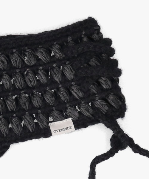 OVERRIDE(オーバーライド)の「OVERRIDE CROCHET KNIT VISOR SG / オーバーライド(サンバイザー・レディース・ブラック/ブルー/ベージュ・FREE)」の13枚目の写真