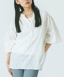【WEB・一部店舗限定】インドコットンジャガードブラウス