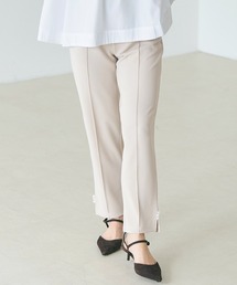 【WEB限定セール】裾パールテーパードパンツ