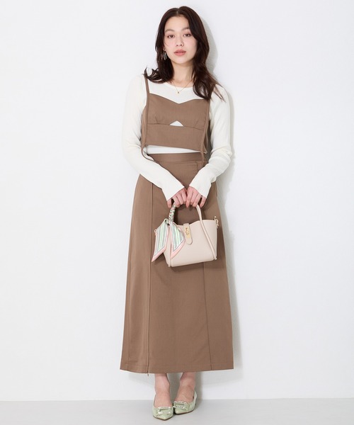 ORiental TRaffic(オリエンタルトラフィック)の「スカーフ付き2wayハンドバッグ/BA-252(ハンドバッグ・レディース・ブルー/ブラック/ベージュ・フリ-)」の17枚目の写真