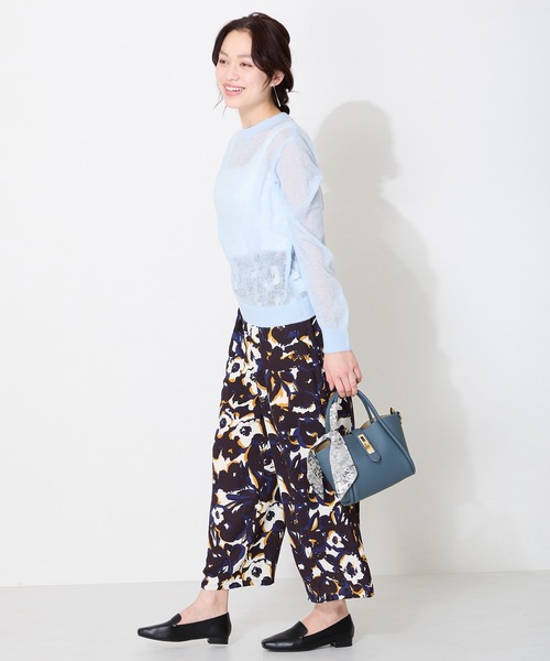 ORiental TRaffic(オリエンタルトラフィック)の「スカーフ付き2wayハンドバッグ/BA-252(ハンドバッグ・レディース・ブルー/ブラック/ベージュ・フリ-)」の10枚目の写真