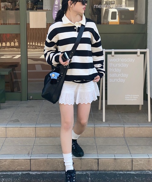 napinna maison（ナピナメゾン）の「【napinna maison×4sisters】ヴィンテージスタッズ合皮ショルダーバッグ（ショルダーバッグ・レディース・ブラウン/レッド/ブラック・FREE）」の17枚目の写真