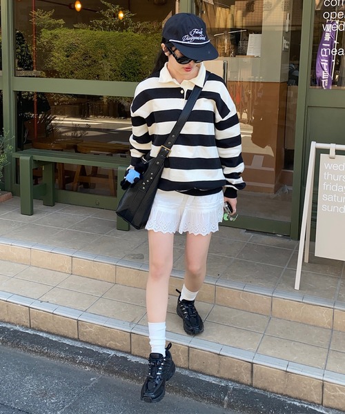 napinna maison（ナピナメゾン）の「【napinna maison×4sisters】ヴィンテージスタッズ合皮ショルダーバッグ（ショルダーバッグ・レディース・ブラウン/レッド/ブラック・FREE）」の19枚目の写真