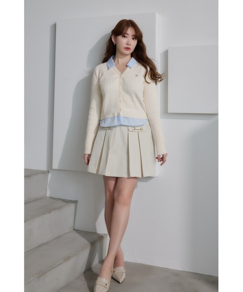 Pleated Mini Skirt（スカート）｜Her lip to（ハーリップトゥー）の