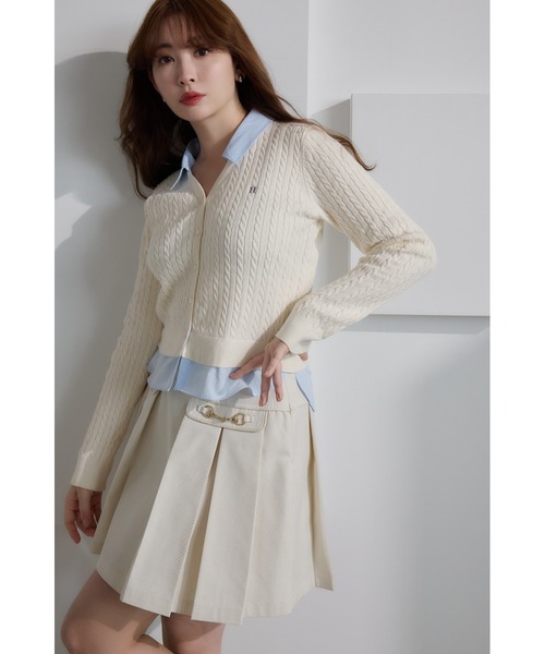 Pleated Mini Skirt（スカート）｜Her lip to（ハーリップトゥー）の