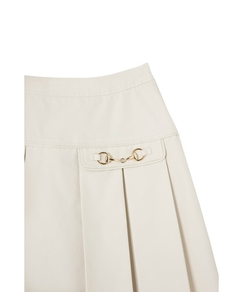Her lip to(ハーリップトゥー)の「Pleated Mini Skirt(スカート・レディース・インディゴブルー/ホワイト系・M/S)」の5枚目の写真