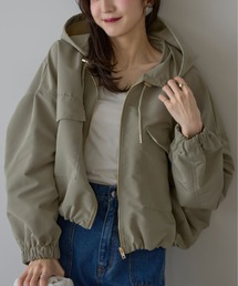 &. NOSTALGIA | 【ZOZO限定】裾バルーンショート丈(マウンテンパーカー)