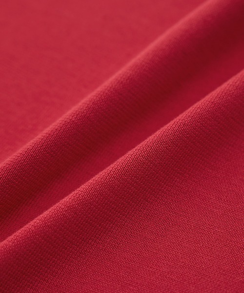 ROPE'（ロペ）の「シルクコットン総針Aラインワンピース/イージーケア（ワンピース・レディース・ネイビー/レッド・FREE）」の7枚目の写真