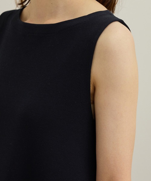 ROPE'（ロペ）の「シルクコットン総針Aラインワンピース/イージーケア（ワンピース・レディース・ネイビー/レッド・FREE）」の15枚目の写真