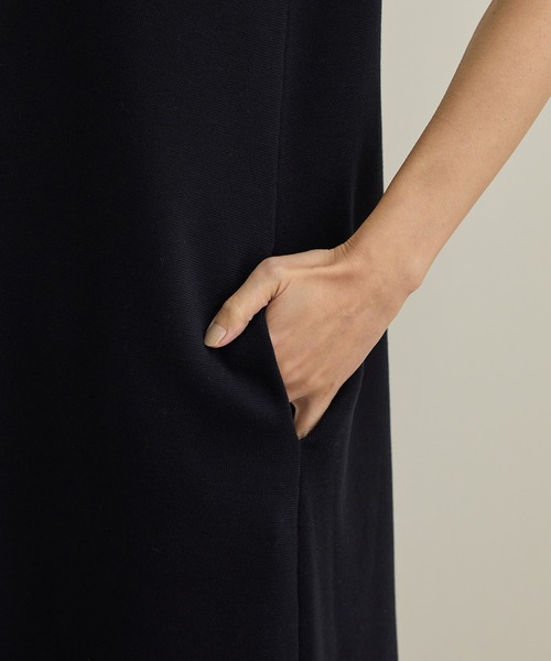 ROPE'（ロペ）の「シルクコットン総針Aラインワンピース/イージーケア（ワンピース・レディース・ネイビー/レッド・FREE）」の16枚目の写真