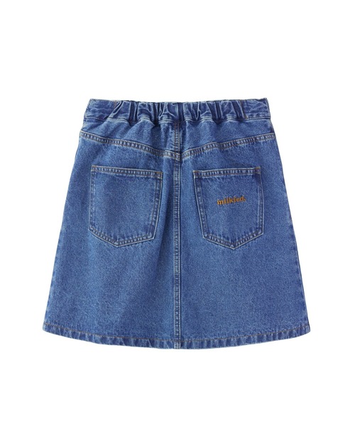 MILKFED.(ミルクフェド)の「FRILL DENIM MINI SKIRT(デニムスカート・レディース・ブラック/ライトインディゴブルー・M/S)」の20枚目の写真