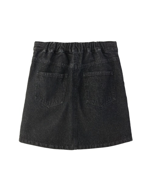 MILKFED.(ミルクフェド)の「FRILL DENIM MINI SKIRT(デニムスカート・レディース・ブラック/ライトインディゴブルー・M/S)」の21枚目の写真