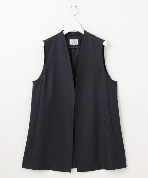 J.PRESS Ladies(J.プレス レディス)の「【セットアップ対応・洗える・UV加工・吸水速乾】OXIJEWELストレッチ ジレ(その他アウター・レディース・ライトグレー系/ベージュ系/シルバー系/ネイビー系・XS)」の9枚目の写真