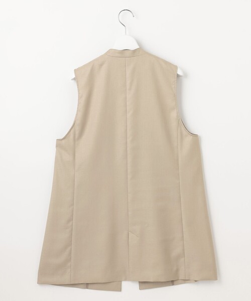 J.PRESS Ladies(J.プレス レディス)の「【セットアップ対応・洗える・UV加工・吸水速乾】OXIJEWELストレッチ ジレ(その他アウター・レディース・ライトグレー系/ベージュ系/シルバー系/ネイビー系・XS)」の13枚目の写真