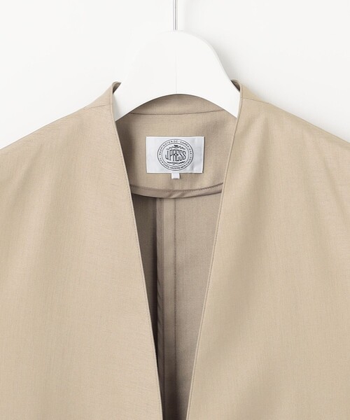 J.PRESS Ladies(J.プレス レディス)の「【セットアップ対応・洗える・UV加工・吸水速乾】OXIJEWELストレッチ ジレ(その他アウター・レディース・ライトグレー系/ベージュ系/シルバー系/ネイビー系・XS)」の14枚目の写真